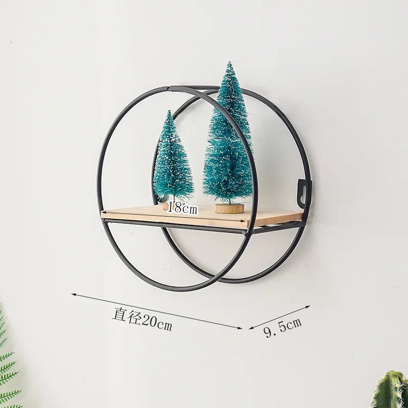 Hexagon Floating Wall Shelf – Elegant Decor and Storage