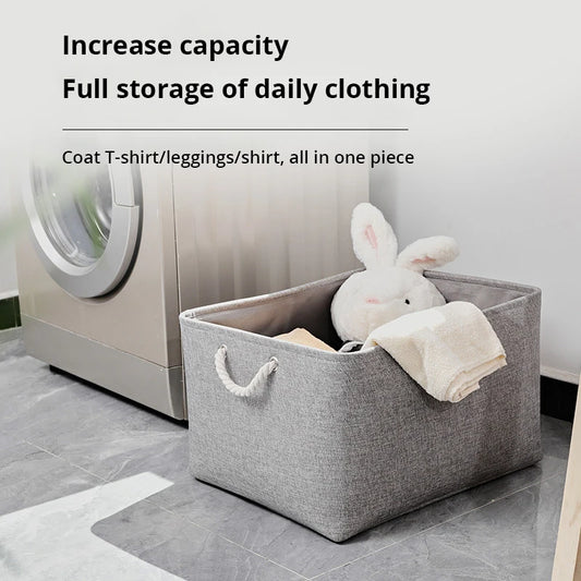 Foldable Linen Storage Basket – Versatile and Functional