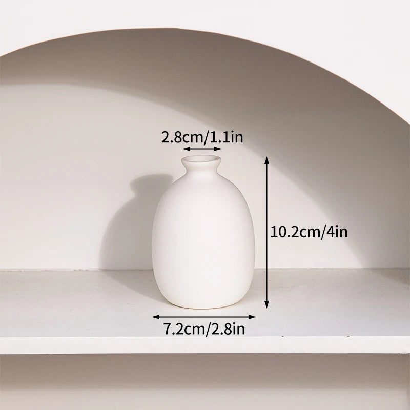 Nordic Style Ceramic Vase – Minimalist Home Decor