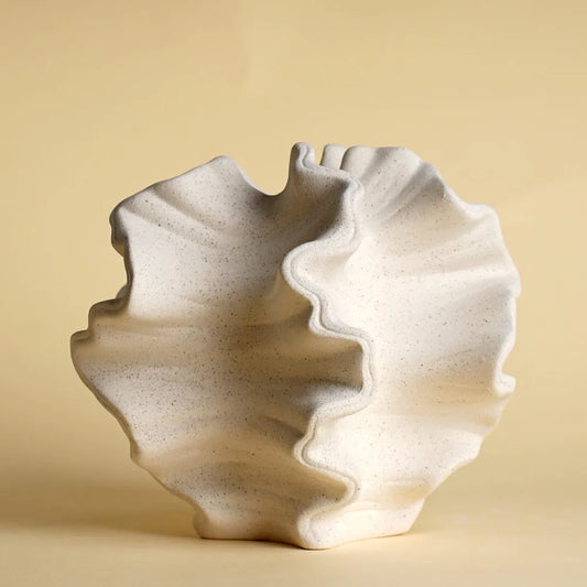 Coral Style Ceramic Vase – Modern and Nordic Decoration