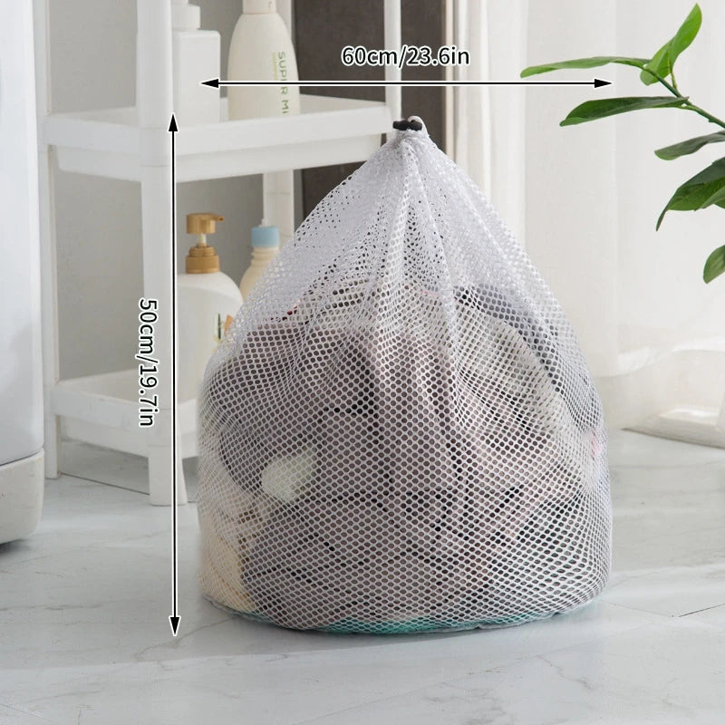 Foldable Waterproof Laundry Basket – Cotton and Linen with Bamboo Handles