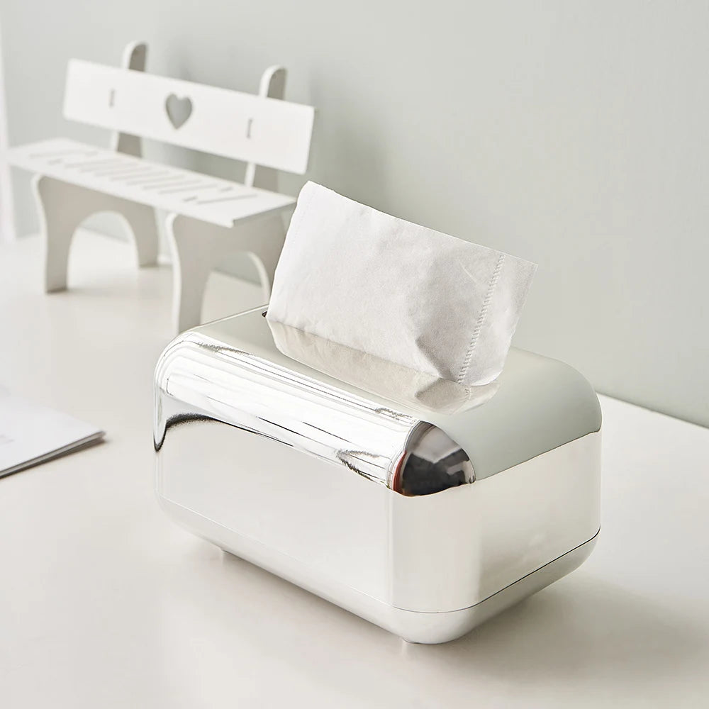 Luxury Gold Tissue Box – Modern Home &amp; Office Decor