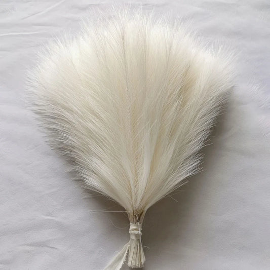 Set of 10 Artificial Pampas Grass – Home and Wedding Decoration