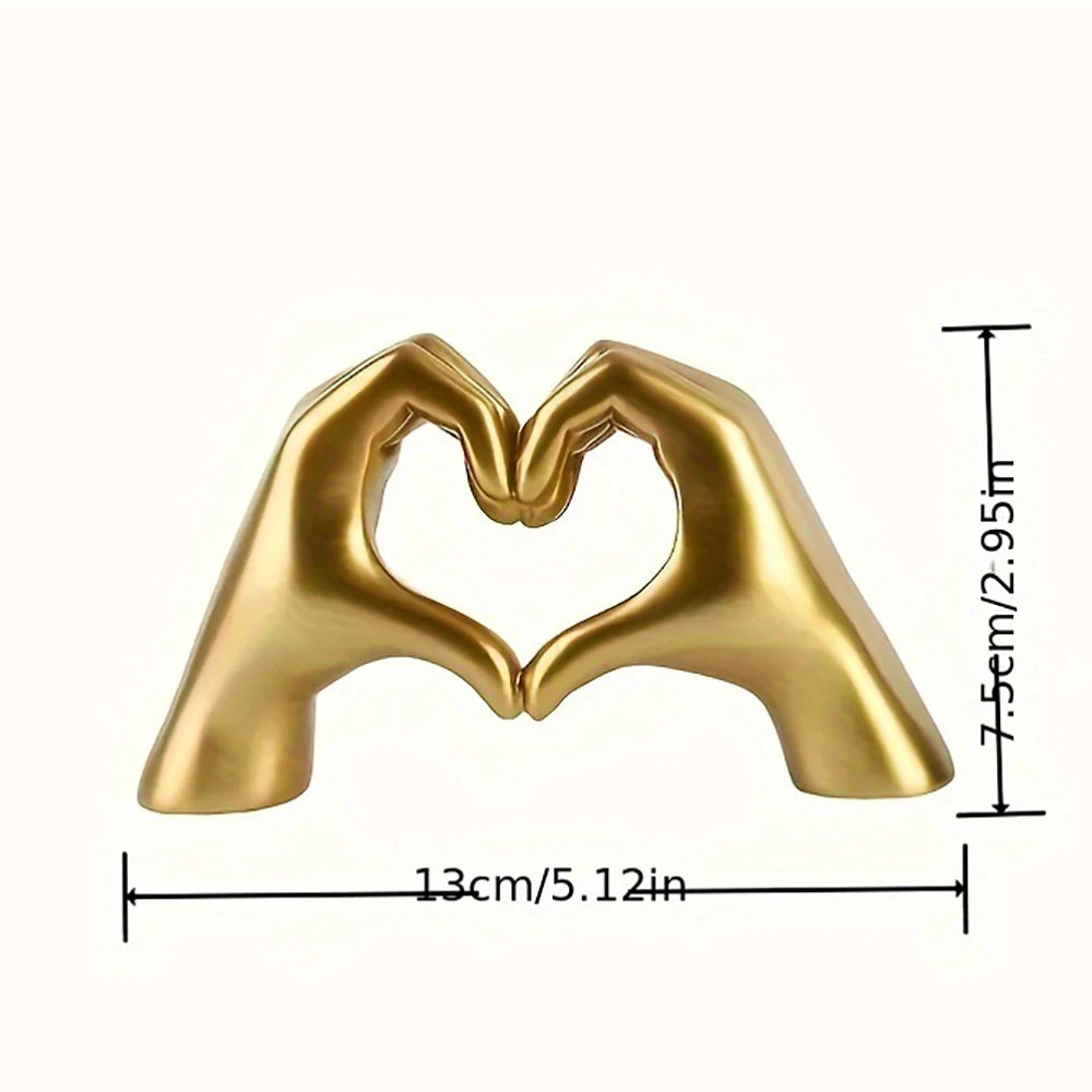 Love Gesture Sculpture – Modern and Elegant Decoration