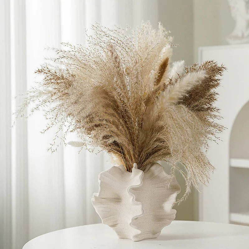 Coral Style Ceramic Vase – Modern and Nordic Decoration