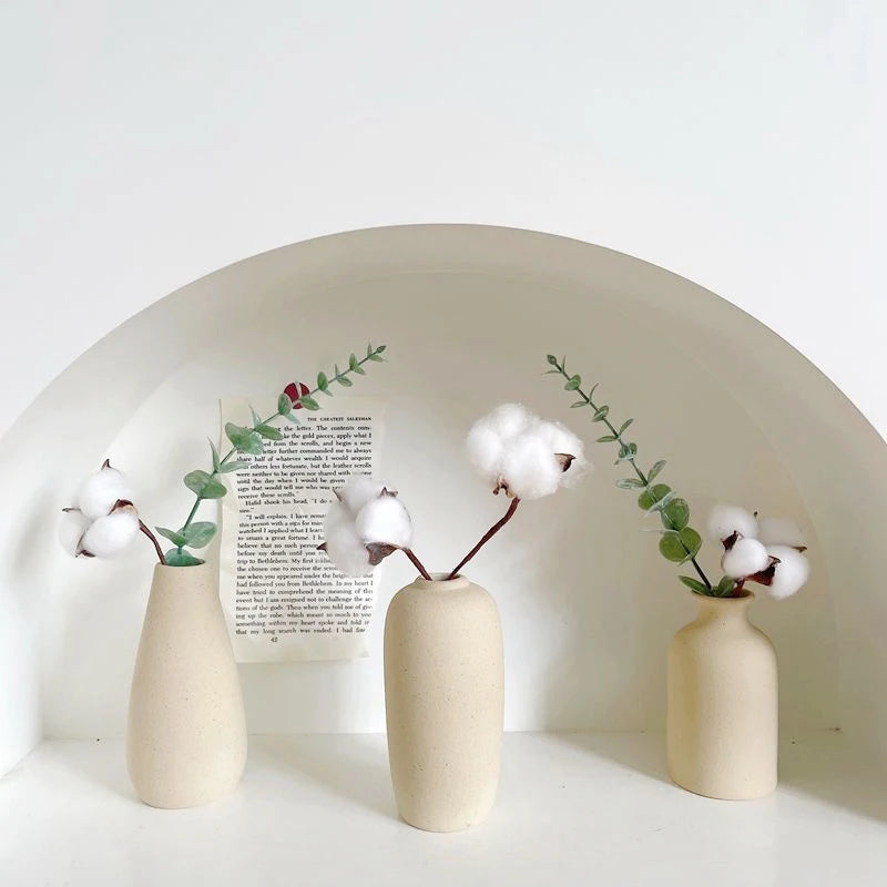 Nordic Style Ceramic Vase – Minimalist Home Decor